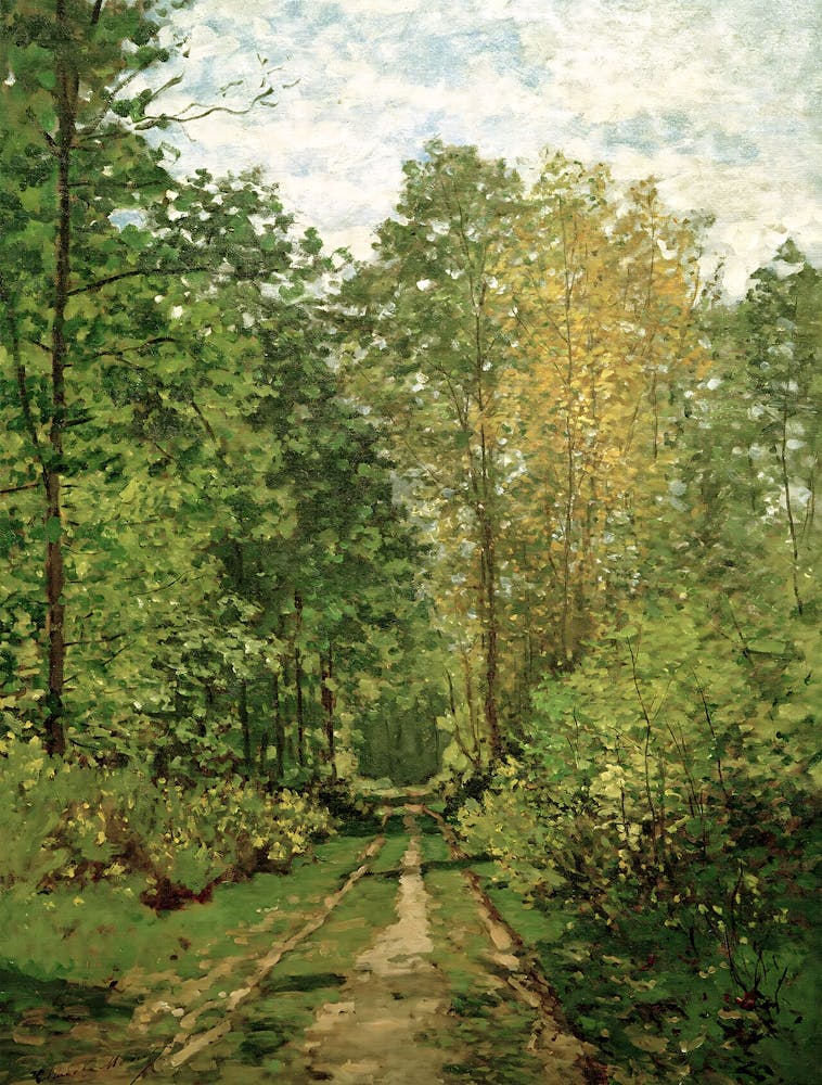 Claude Monet - Path In The Woods