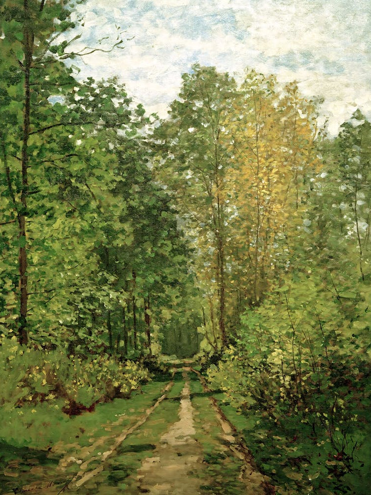 Claude Monet - Path In The Woods