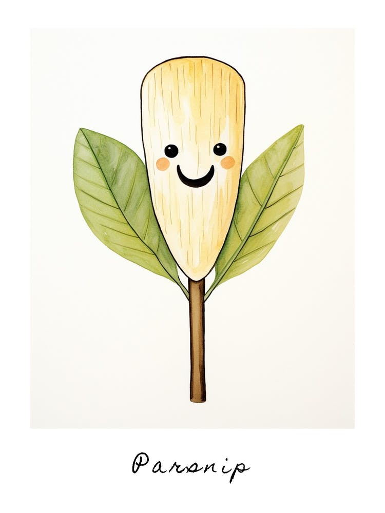 Friendly Kids Parsnip Poster