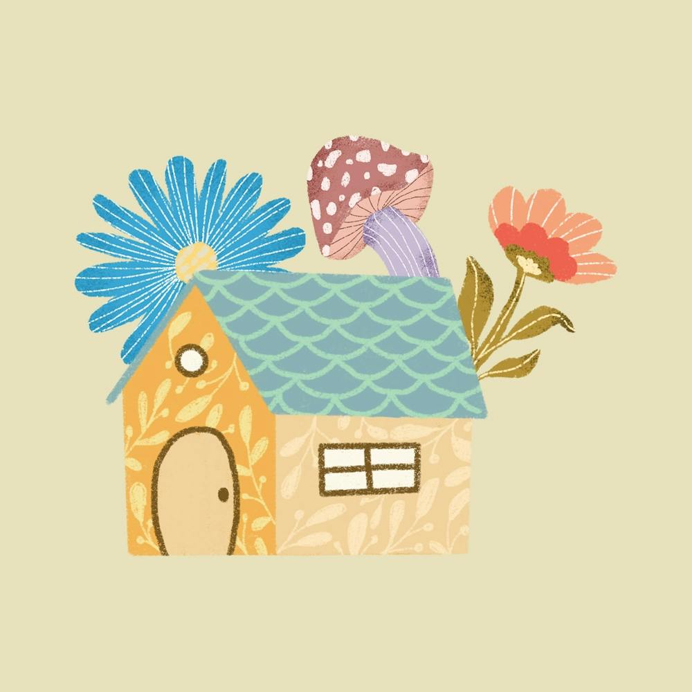 Summertime cozy life