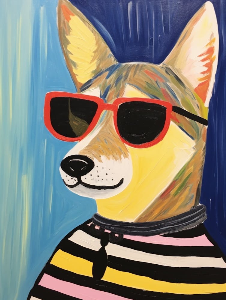 Little Dingo 4 Wearing Sunglasses