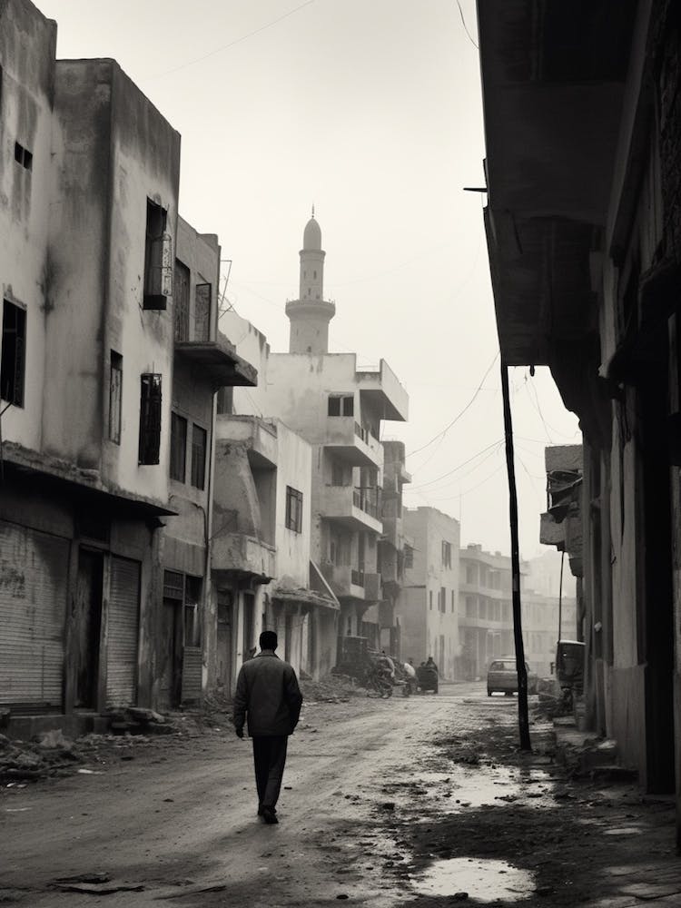 Alexandria, Egypt, Mediterranean Black And White Photography Analogue 2