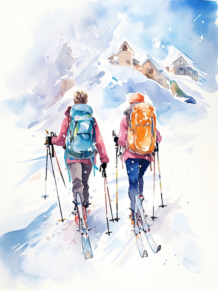 Chamonix Mont Blanc   France, Ski Resort Illustration 5