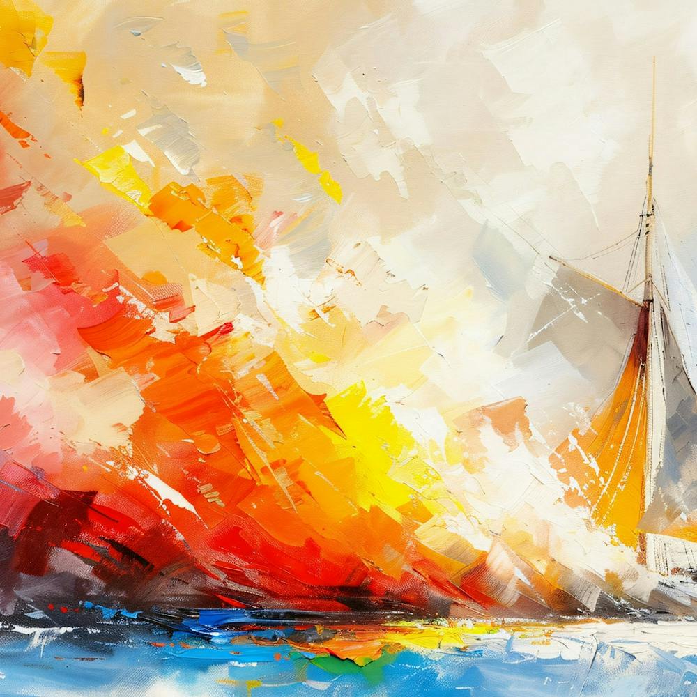 Sailboat In The Sea 1