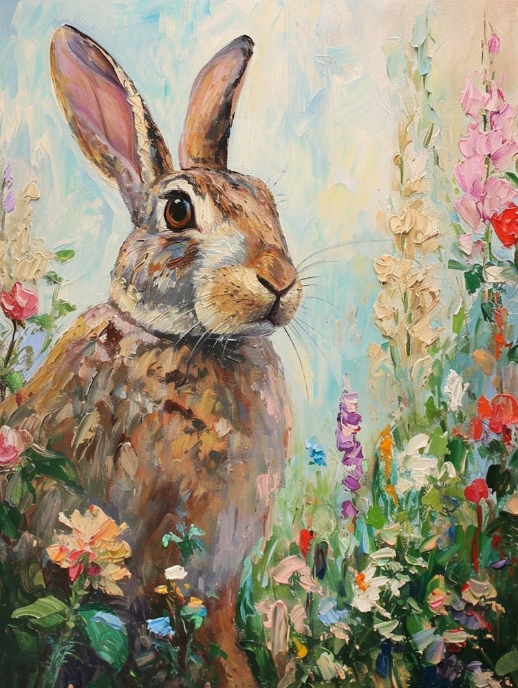 Dutch Rabbit Painting 2