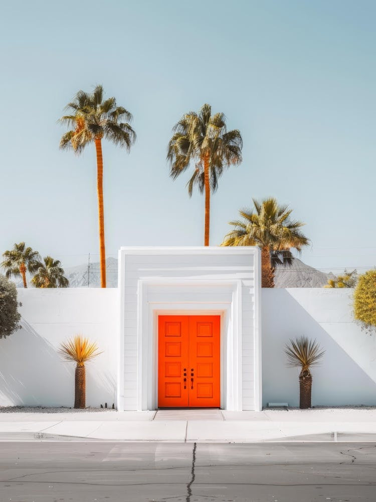 Orange Door In Palm Springs 2