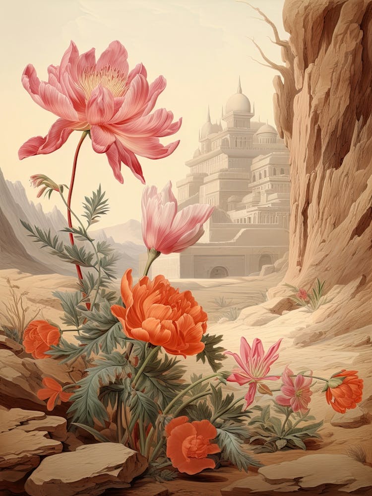 Chinese Fringe Flower Victorian Style 1