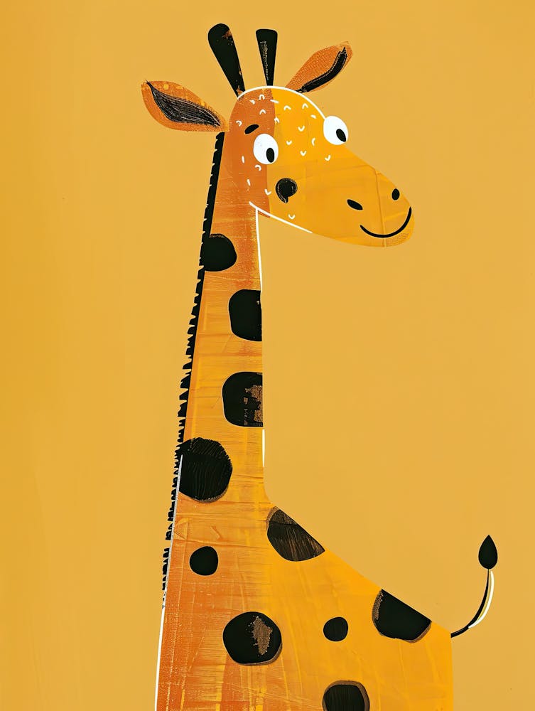Sweetest Giraffe Smile Children Prints & Kids Posters