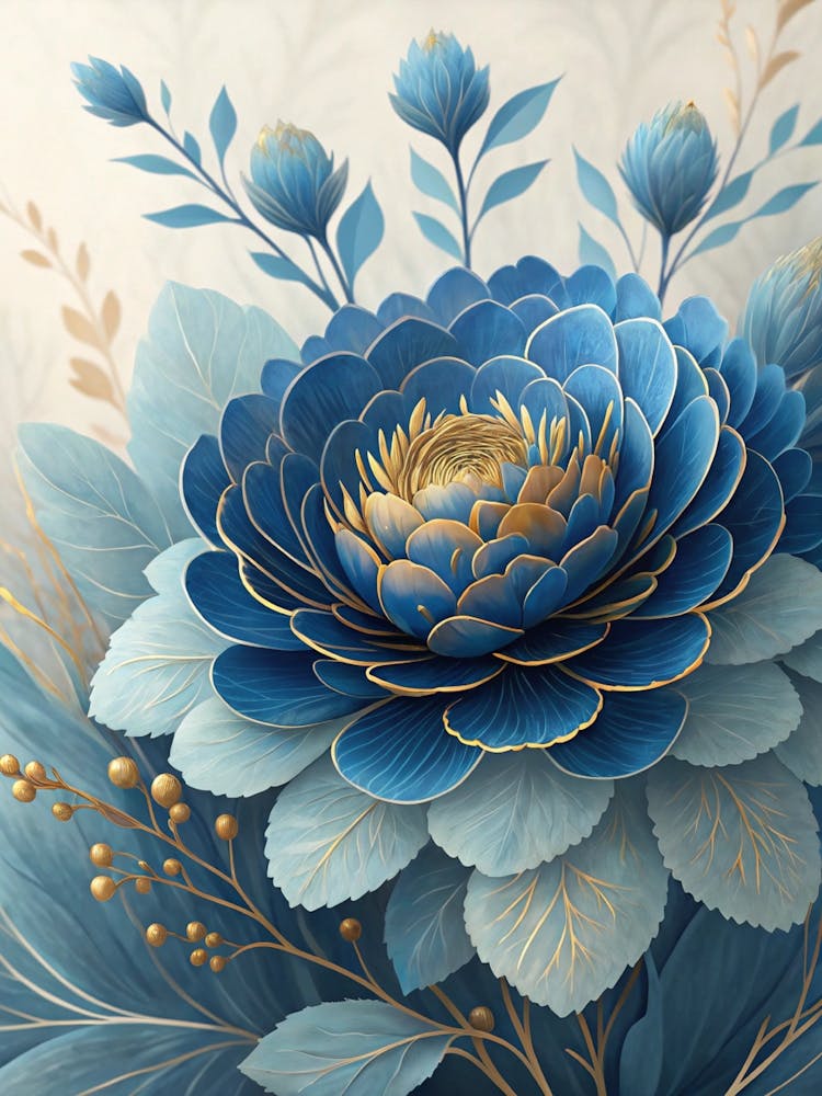 Blaue Blumen 21