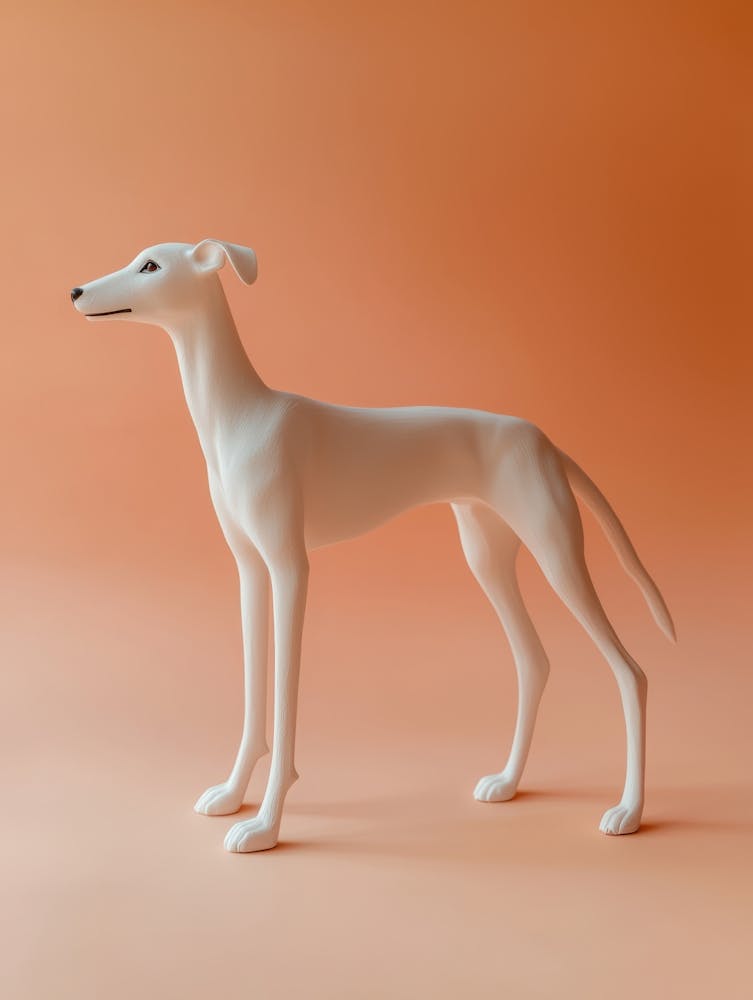 Greyhound. Generated with AI. 2