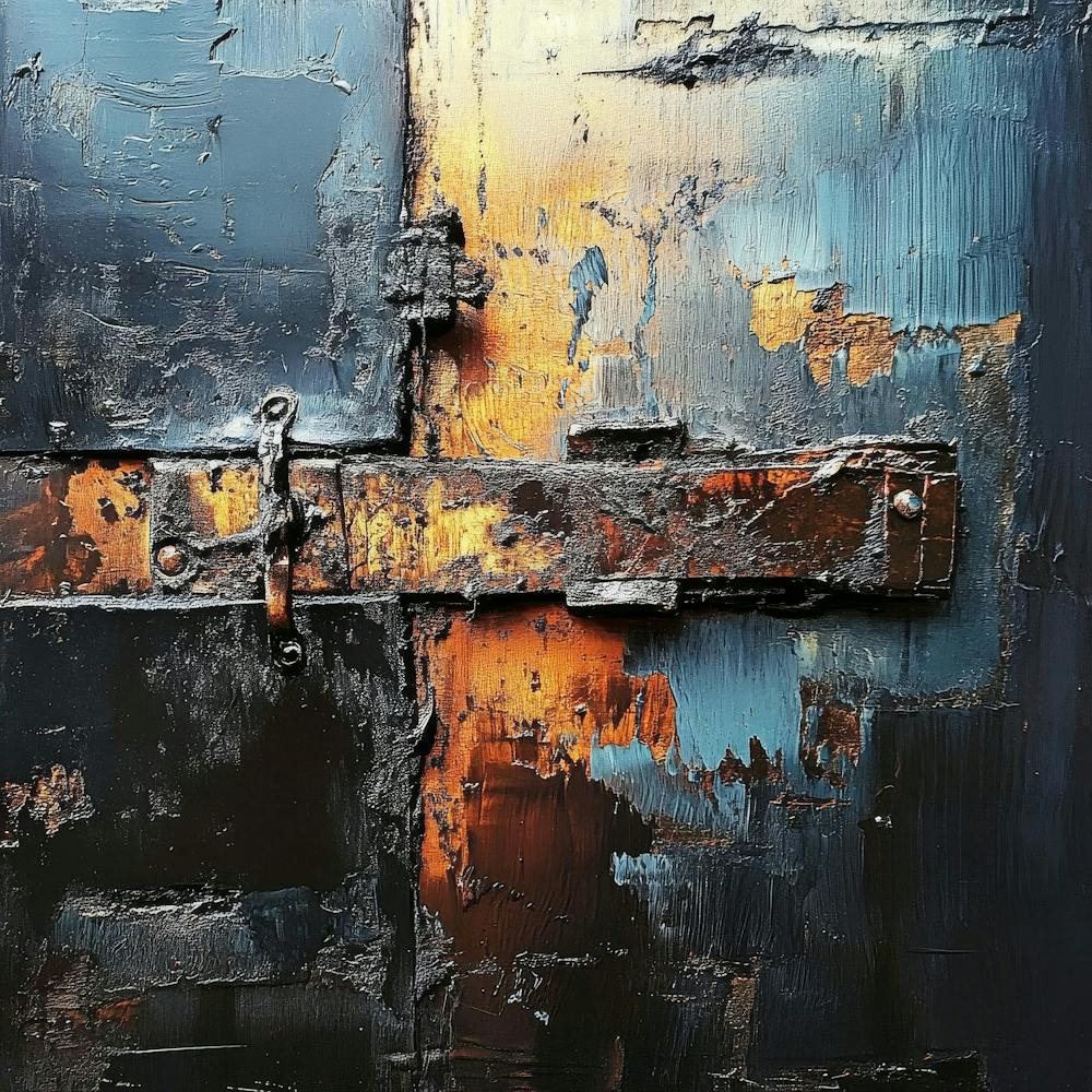 Abstract Masterpiece, A Symphony Of Colors And Textures, Beyond The Canvas