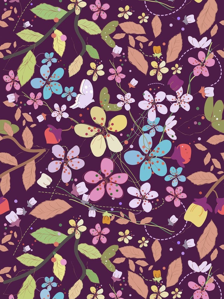 Plum Flowers Pattern