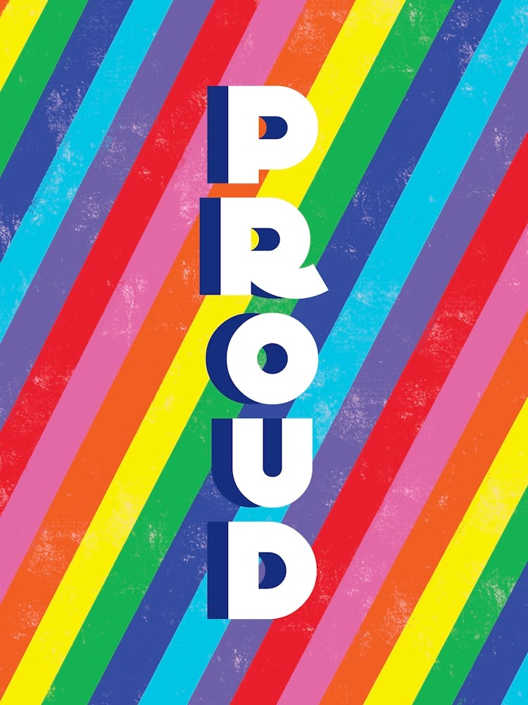 Proud Rainbow Stripes