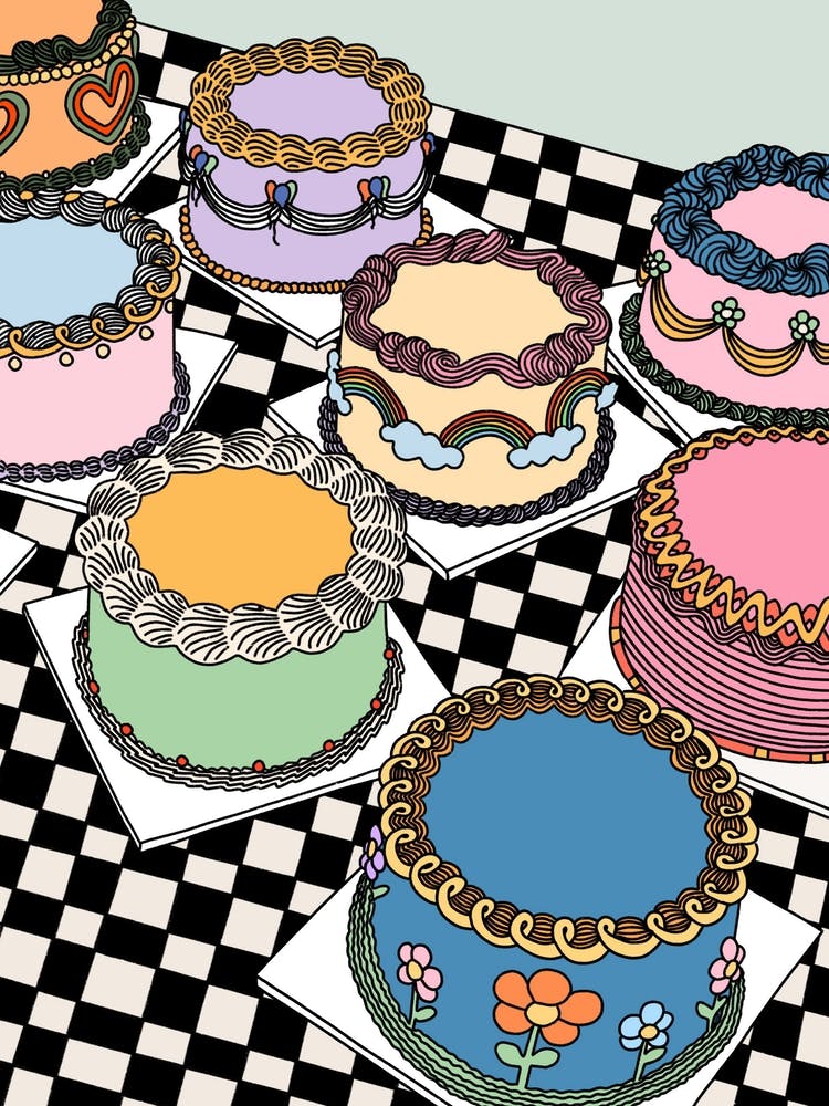 Table of Cakes