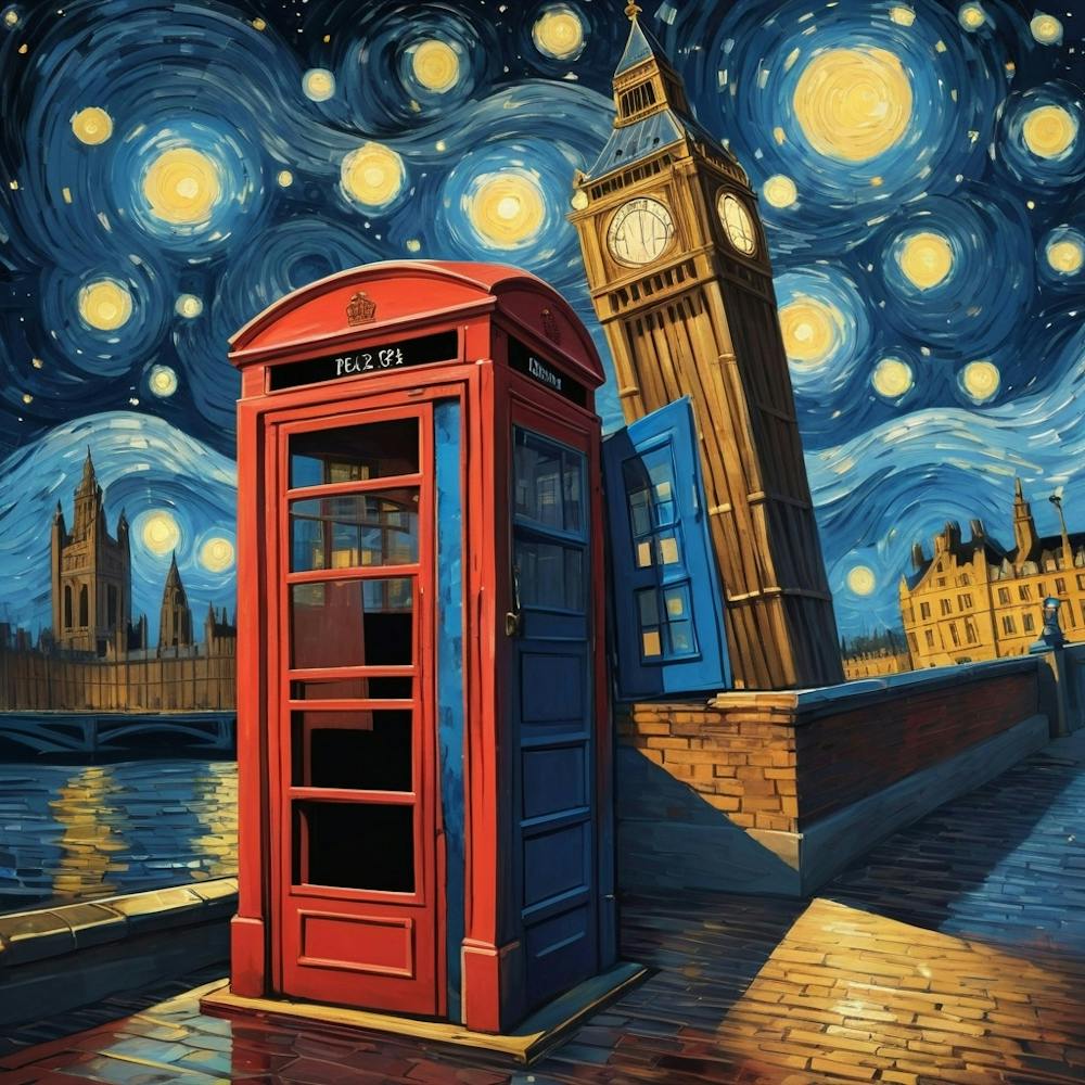 Big Ben And Red Telephone Box