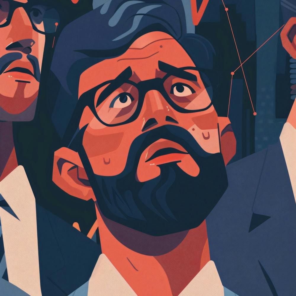 Illustration Of A Group Of Businessmen