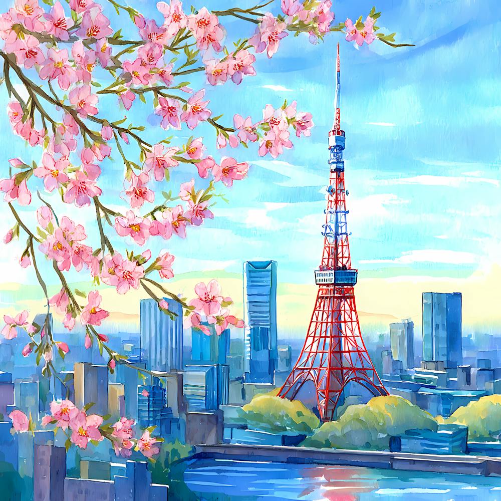 Tokyo Tower & Sakura Dreams