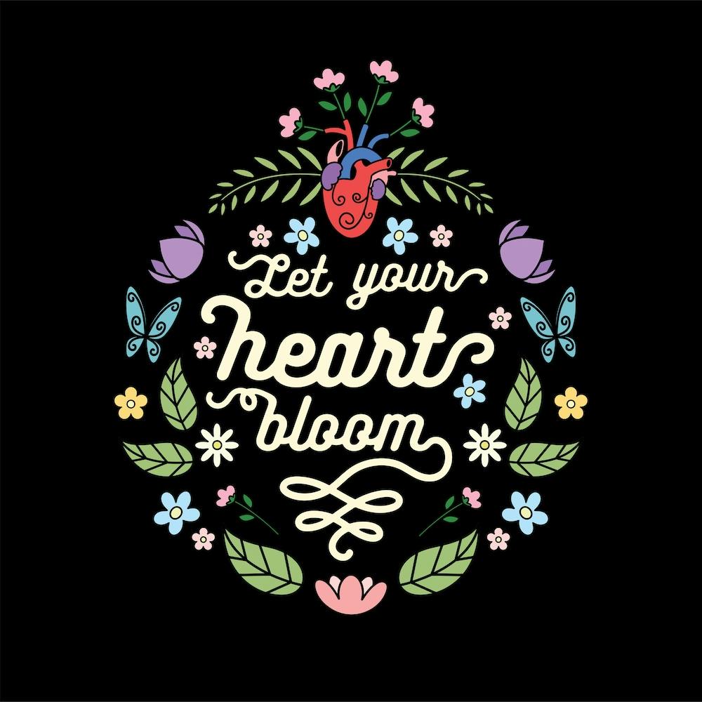 Let Your Heart Bloom Square