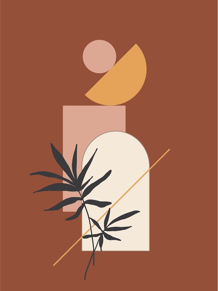 Autumn Fern Abstract