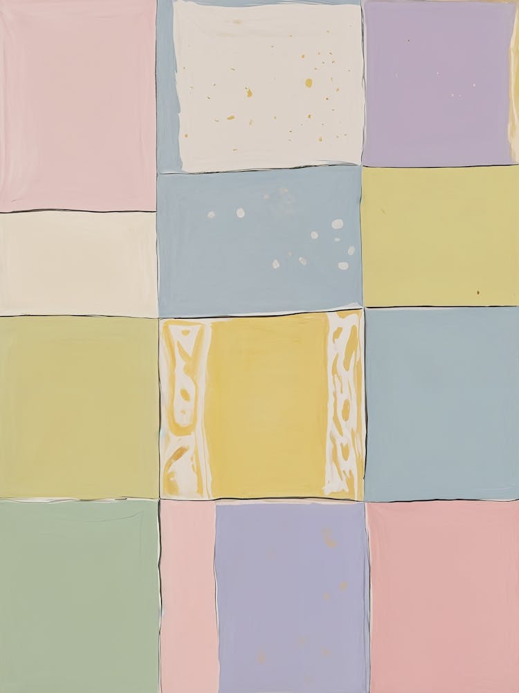 Pastel Square Dance
