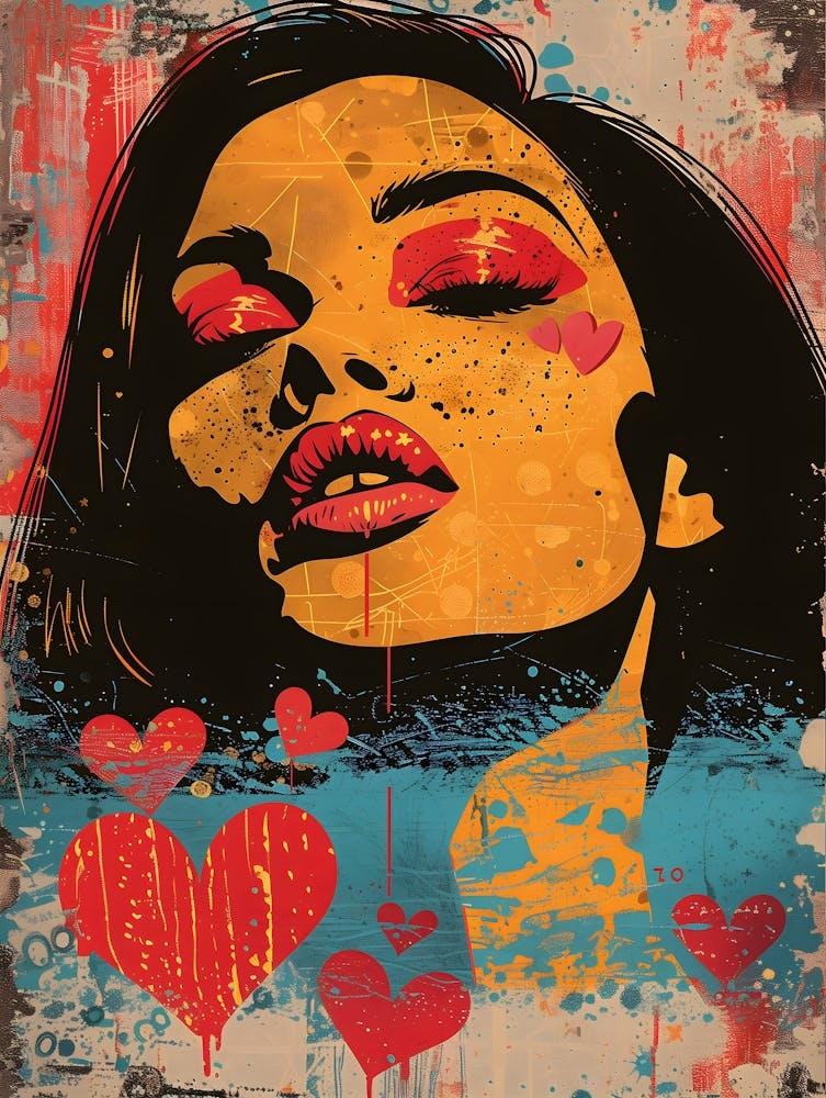 Love, Vibrant Pop Art