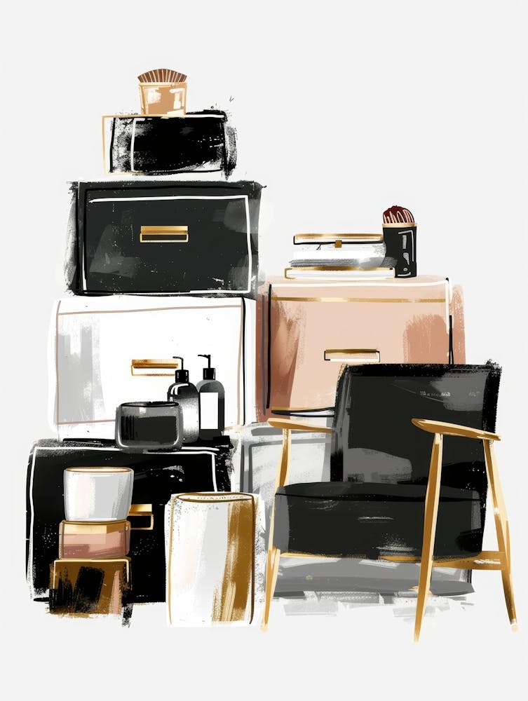 Collection Of Black And Gold