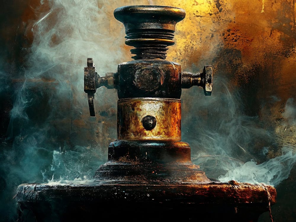 Steampunk-Lampe