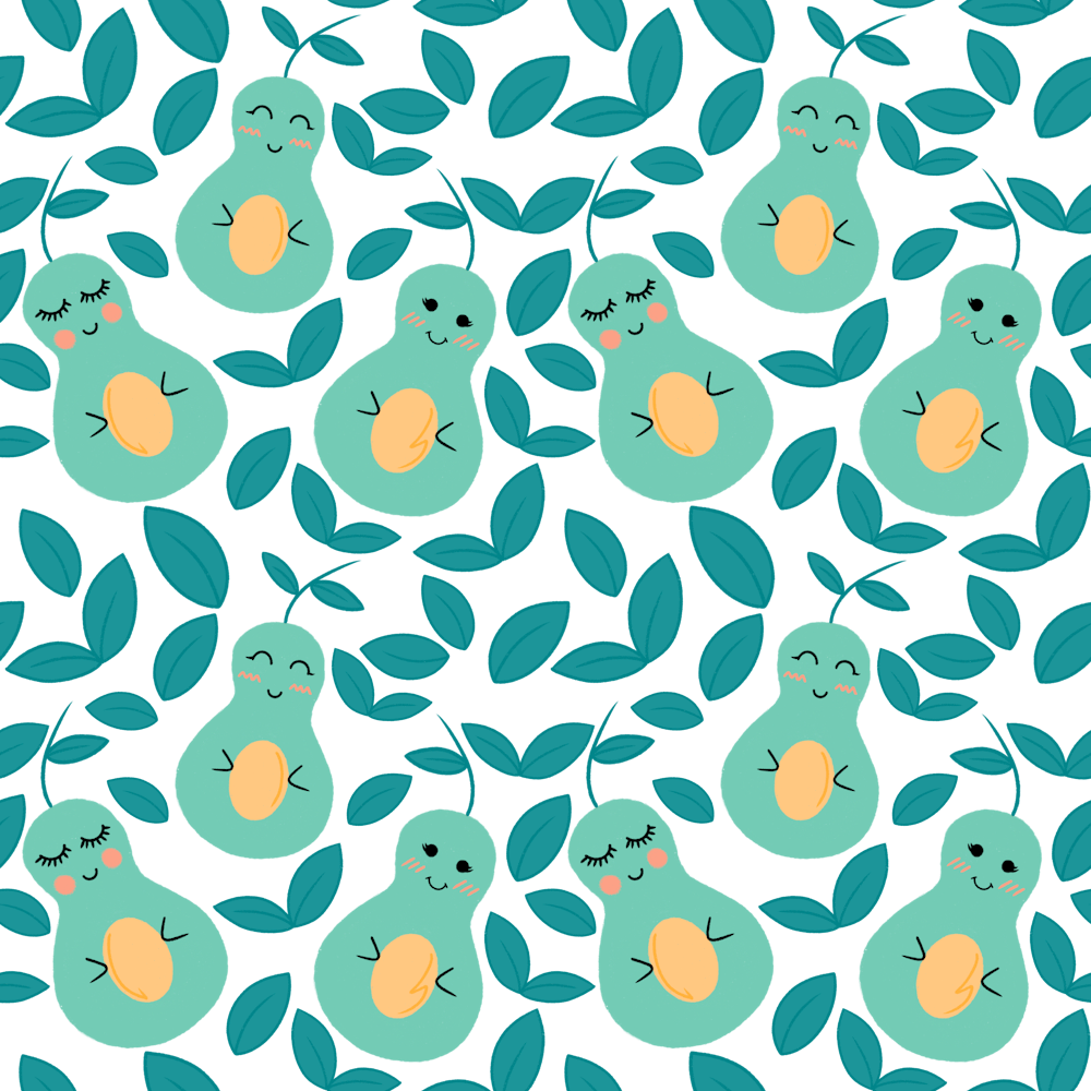 Kawaii Fruit Avocado 3