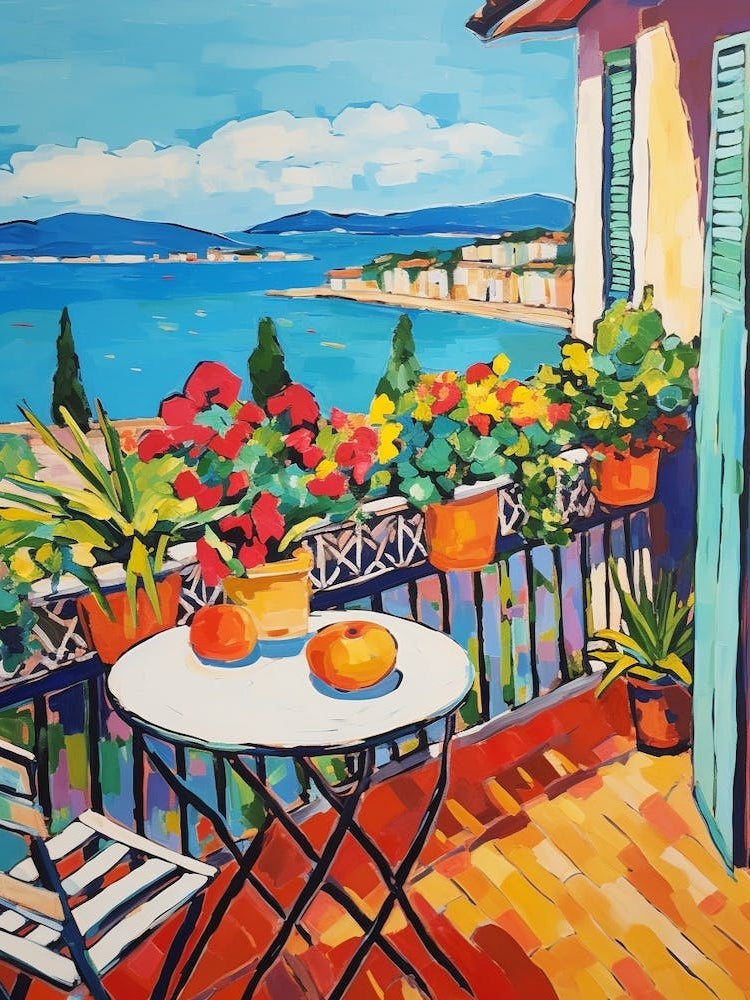Cannes France 8 Fauvist Painting