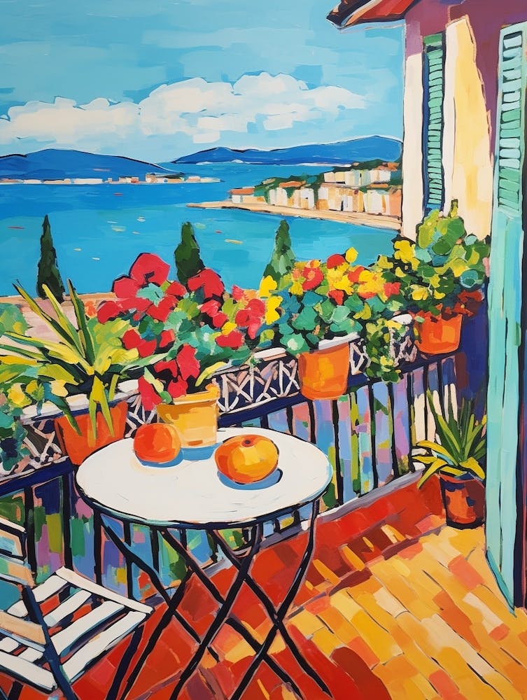 Cannes France 8 Fauvist Painting