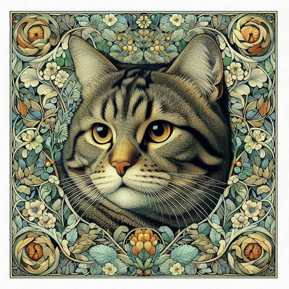 Cat In A Frame 3