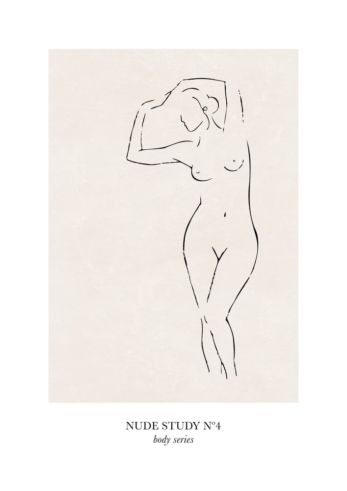 Nude Study 4 Line
