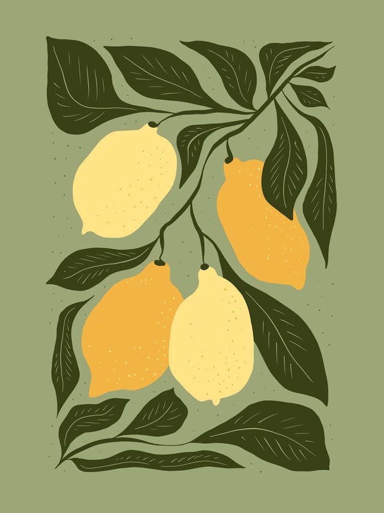 Lemons Matisse Style Kitchen