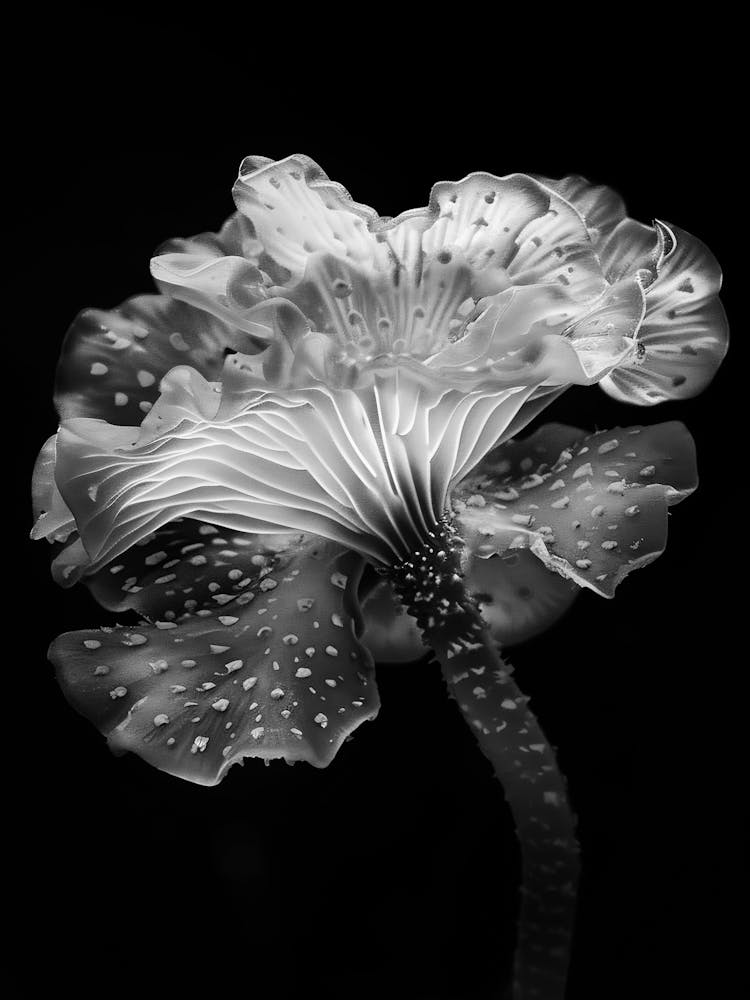 Black And White Flower 28