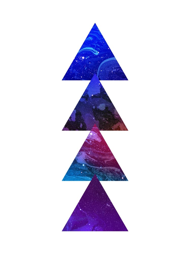 Triangular Marble Artwork 02