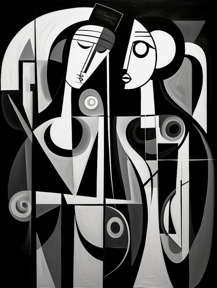 Unity Abstract Black And White 4