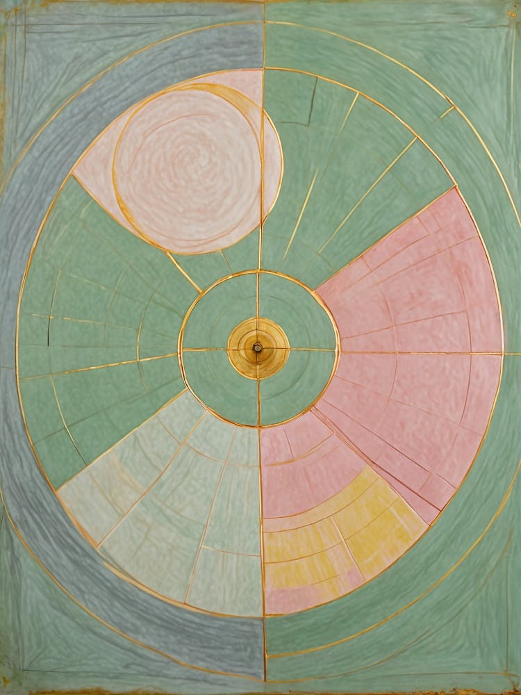 Pastell Abstrakter Kreis