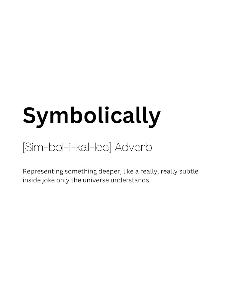 Symbolically Definition Meaning