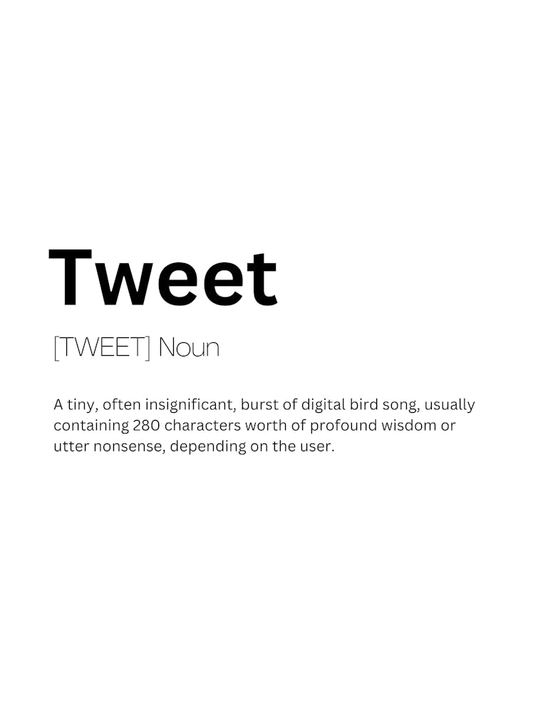 Tweet Definition Meaning