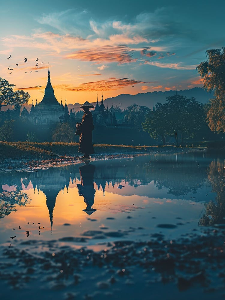 Sunset In Bagan