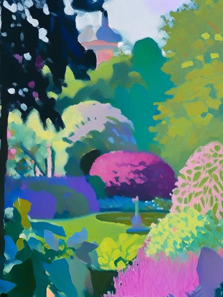 Norfolk Botanical Garden, Usa Abstract Still Life