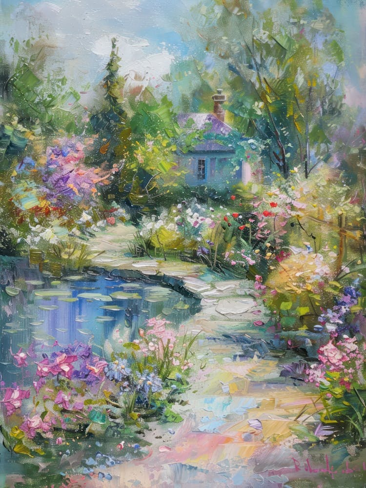 Floral Garden Enchanted Pond 2