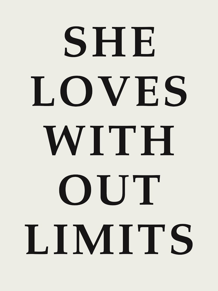 She Loves With Out Limits