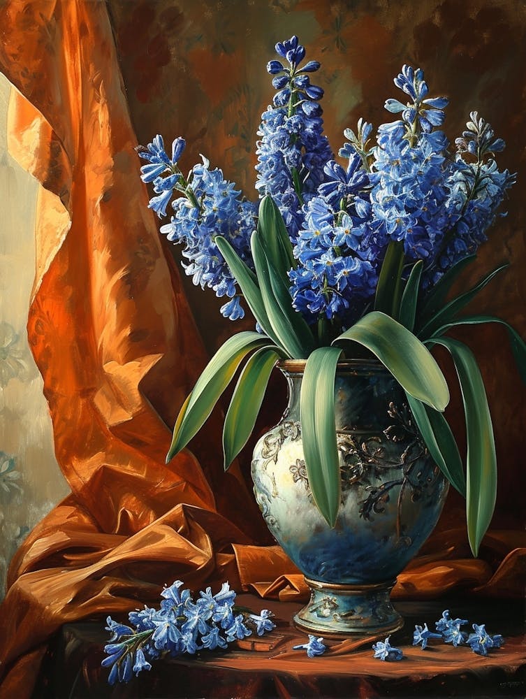 Baroque Floral Still Life Hyacinth 3
