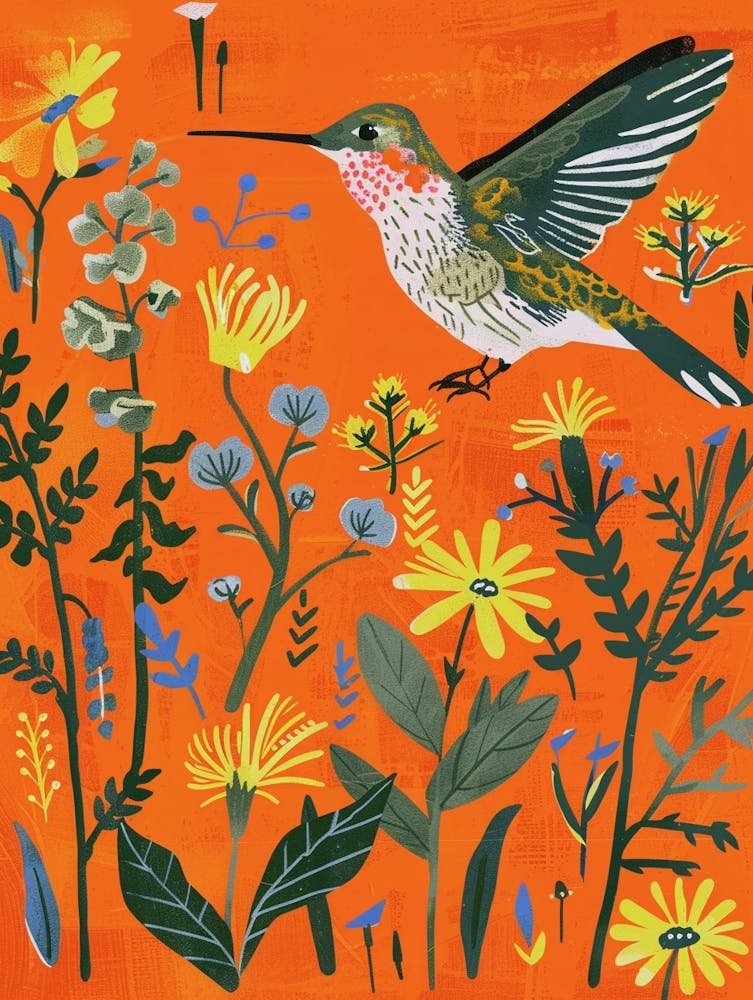 Frühlingsvögel Hummingbird 1