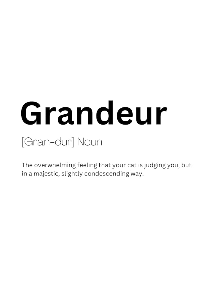 Grandeur Definition Meaning