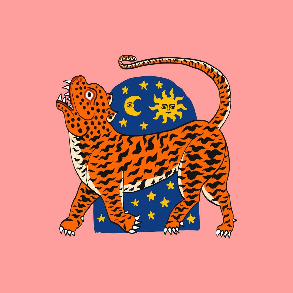 Tiger Magic Door Square