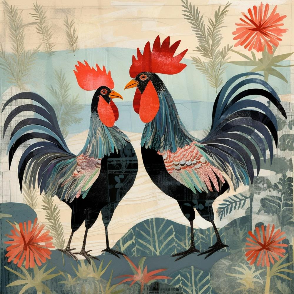 Bird In Nature Rooster 7