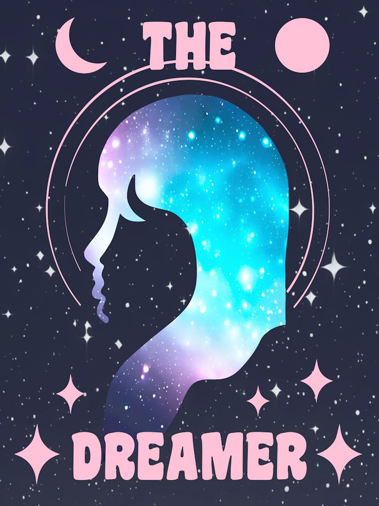 The Dreamer Space Galaxy Poster