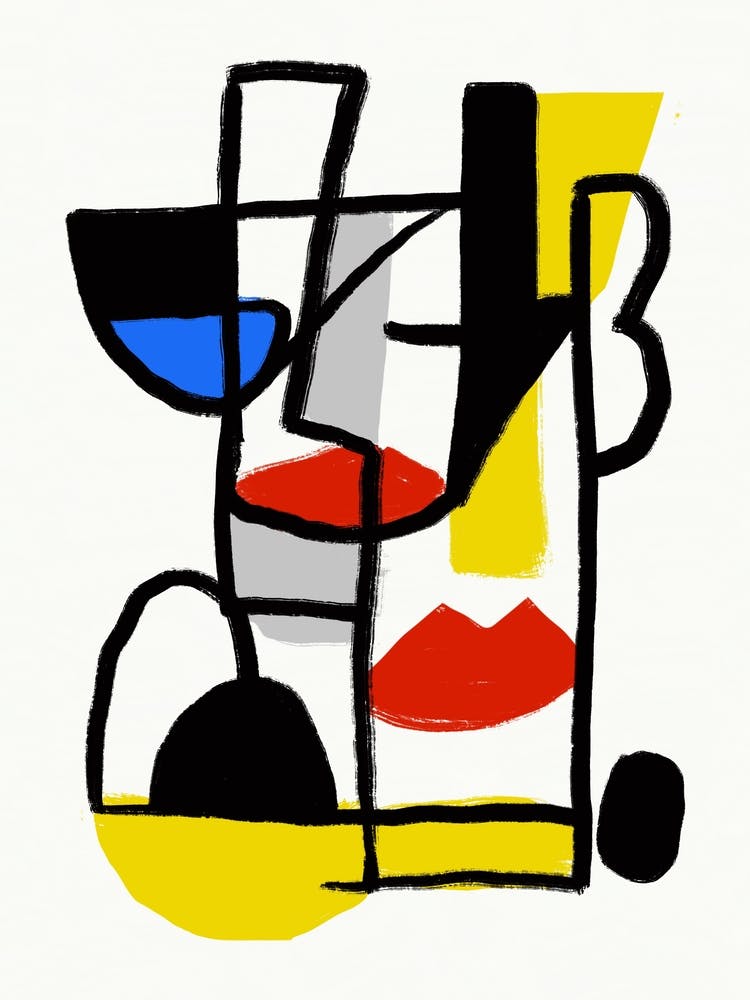 Abstract Painting composition 2